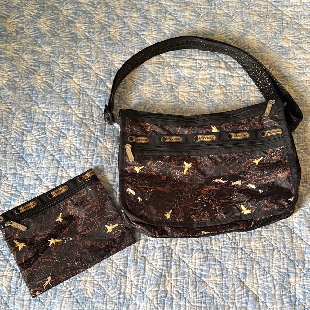 NWOT Lesportsac Disney's Neverland Deluxe Everyday bag